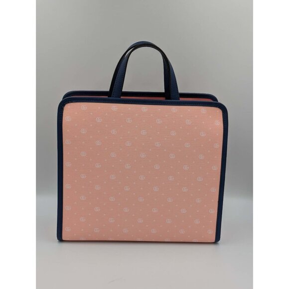 Gucci kids x Jetsons GG Supreme Tote Handbag Pink/Navy 605614 - Picture 3 of 13